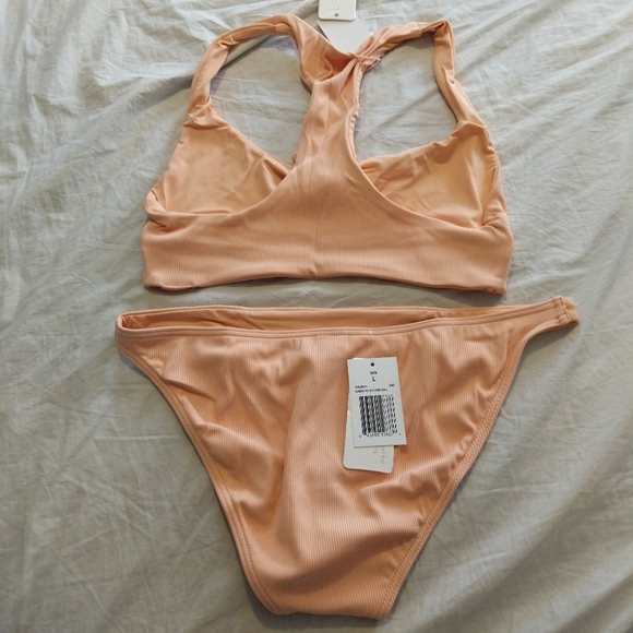 L*Space Tara Ribbed Bikini Top Camacho Bottoms - Picture 4 of 6